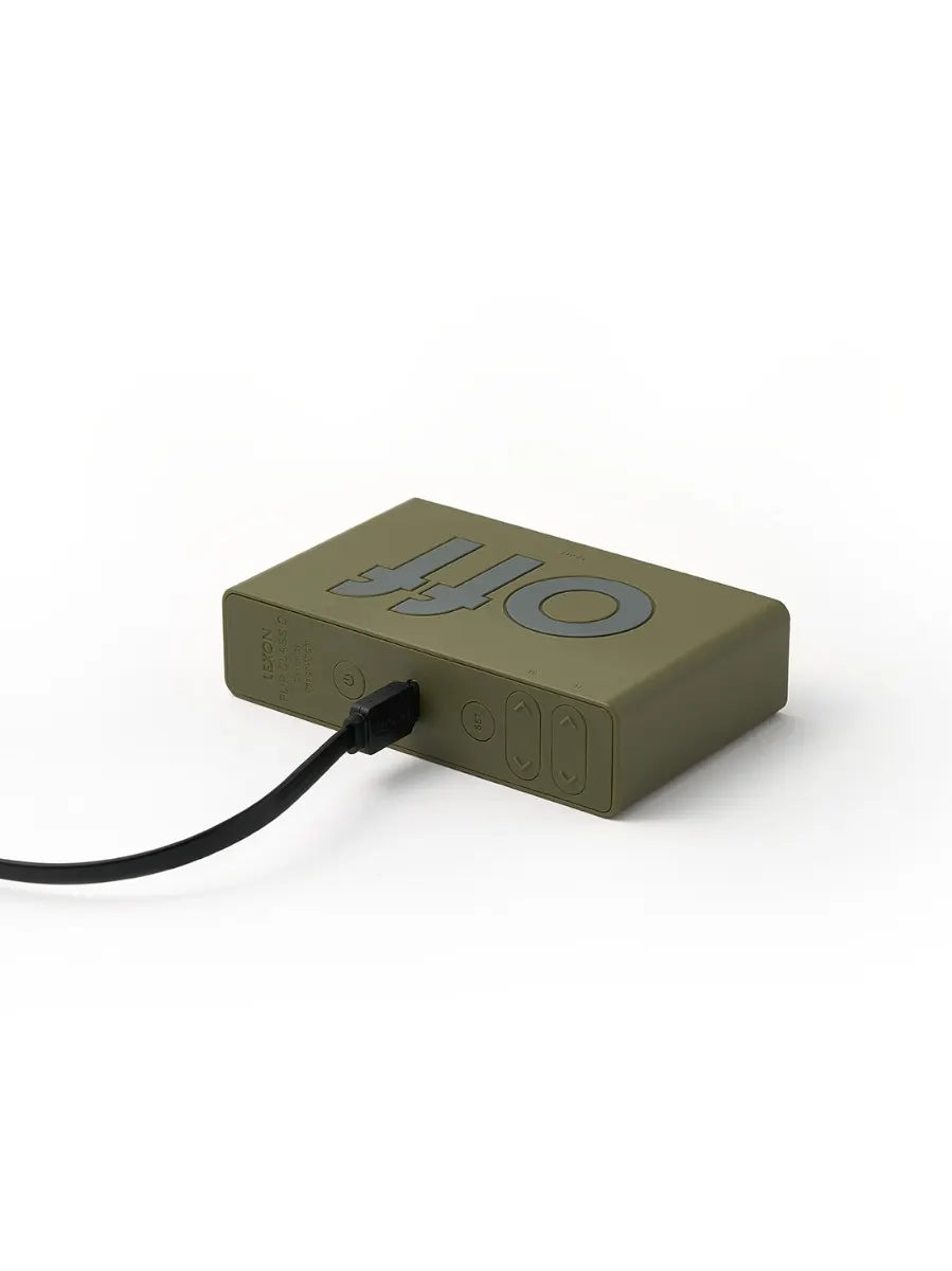 LCD alarm clock FLIP Classic (khaki)