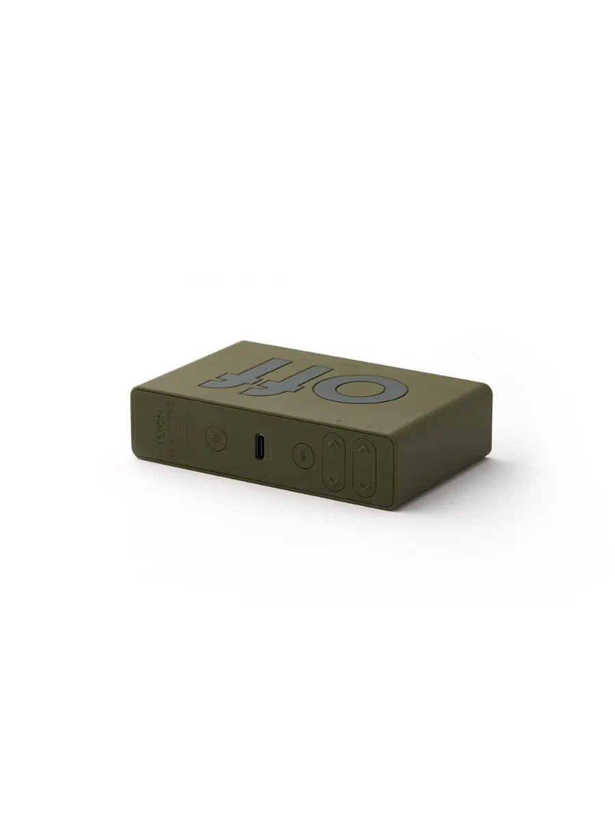 LCD alarm clock FLIP Classic (khaki)