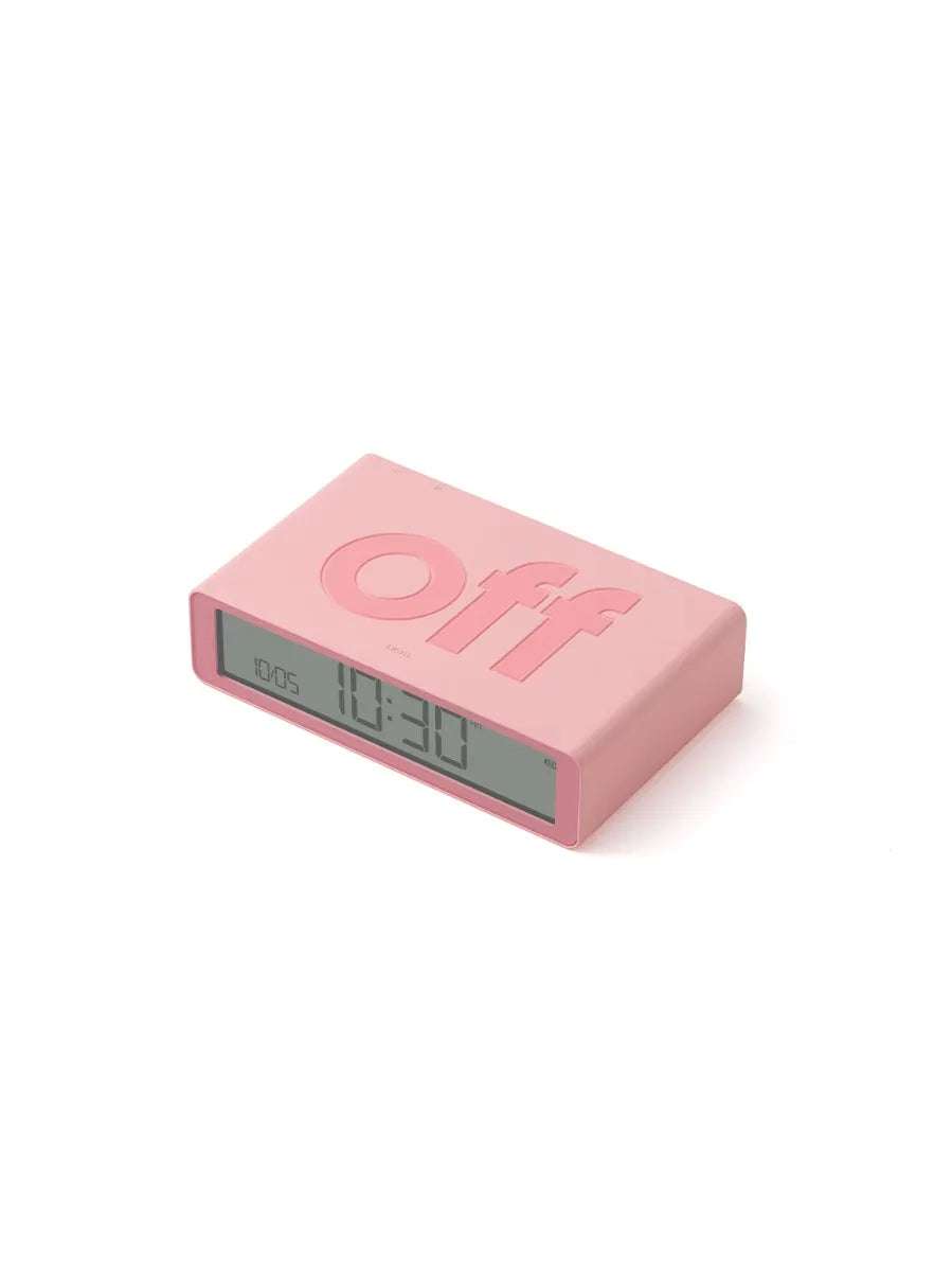 LCD alarm clock FLIP Classic (pink)