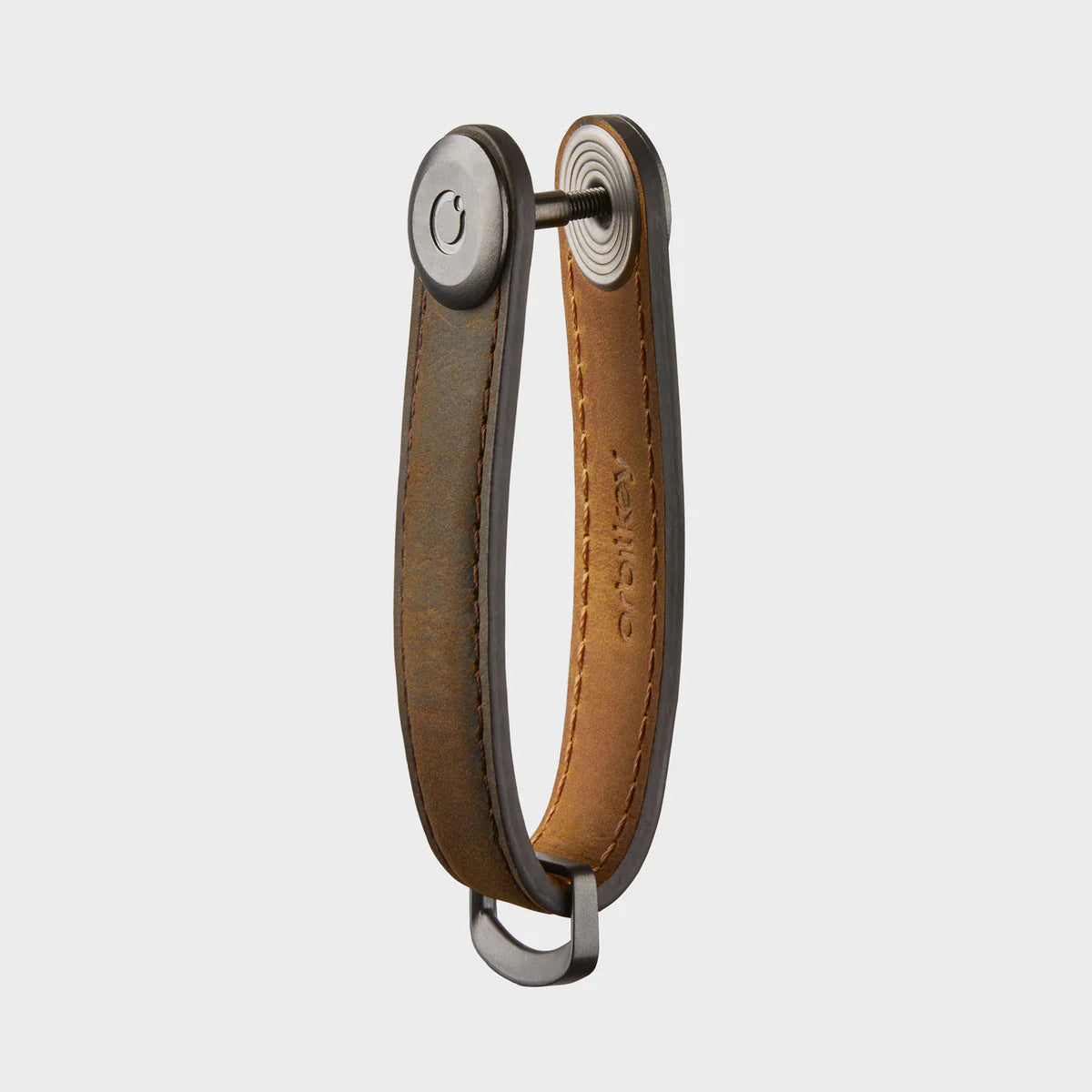 Key Organiser Crazy Horse - Oak Brown with Brown Stitching