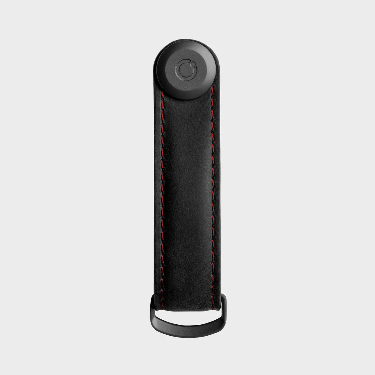 Key Organiser Crazy Horse - Obsidian Black with Red Stitching