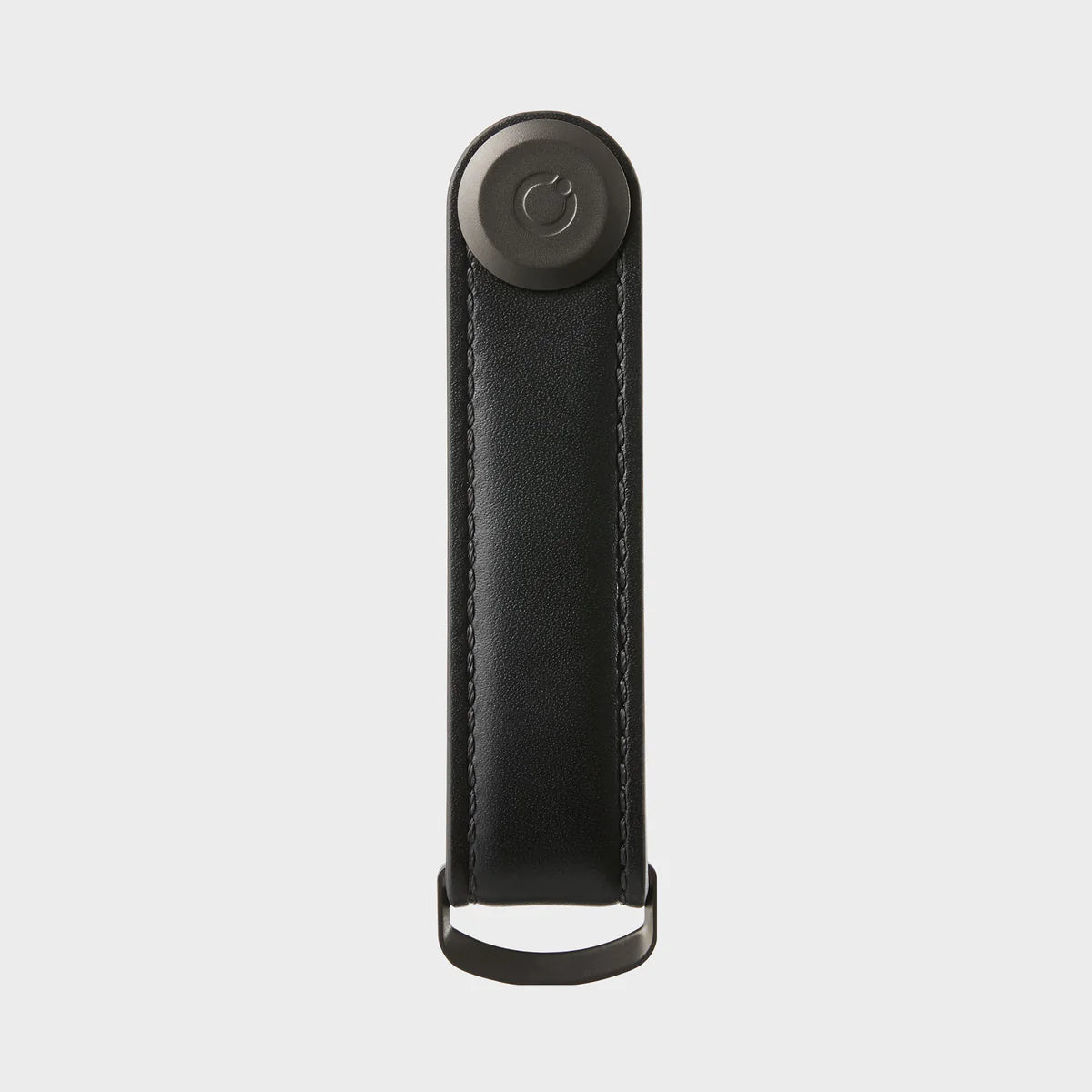 Key Organiser Leather - Black with Black Stitching
