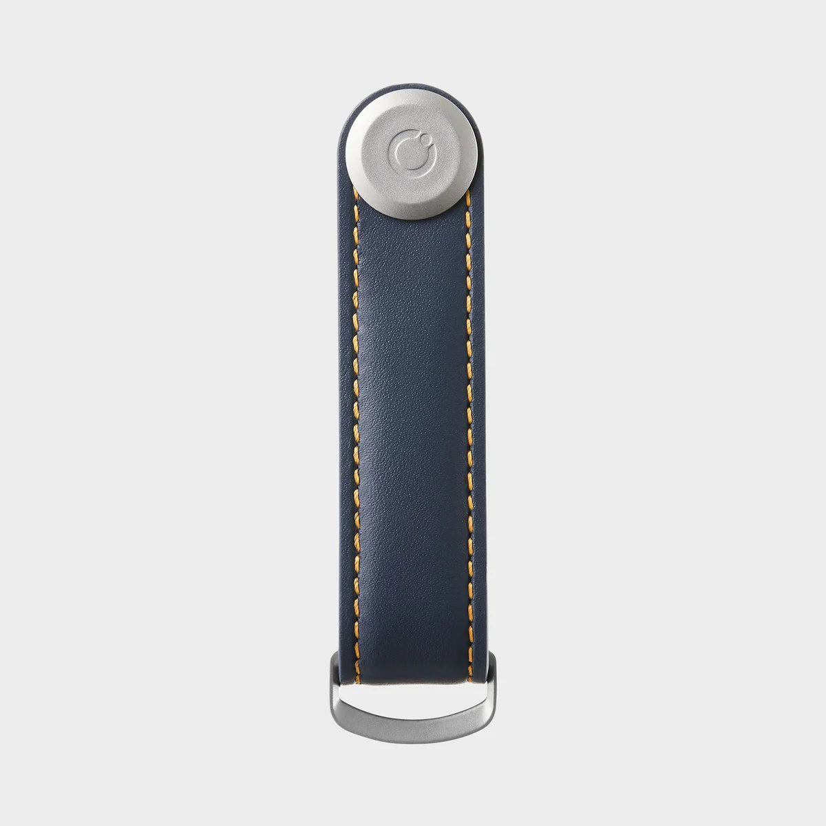 Key Organiser Leather - Navy with Tan Stitching