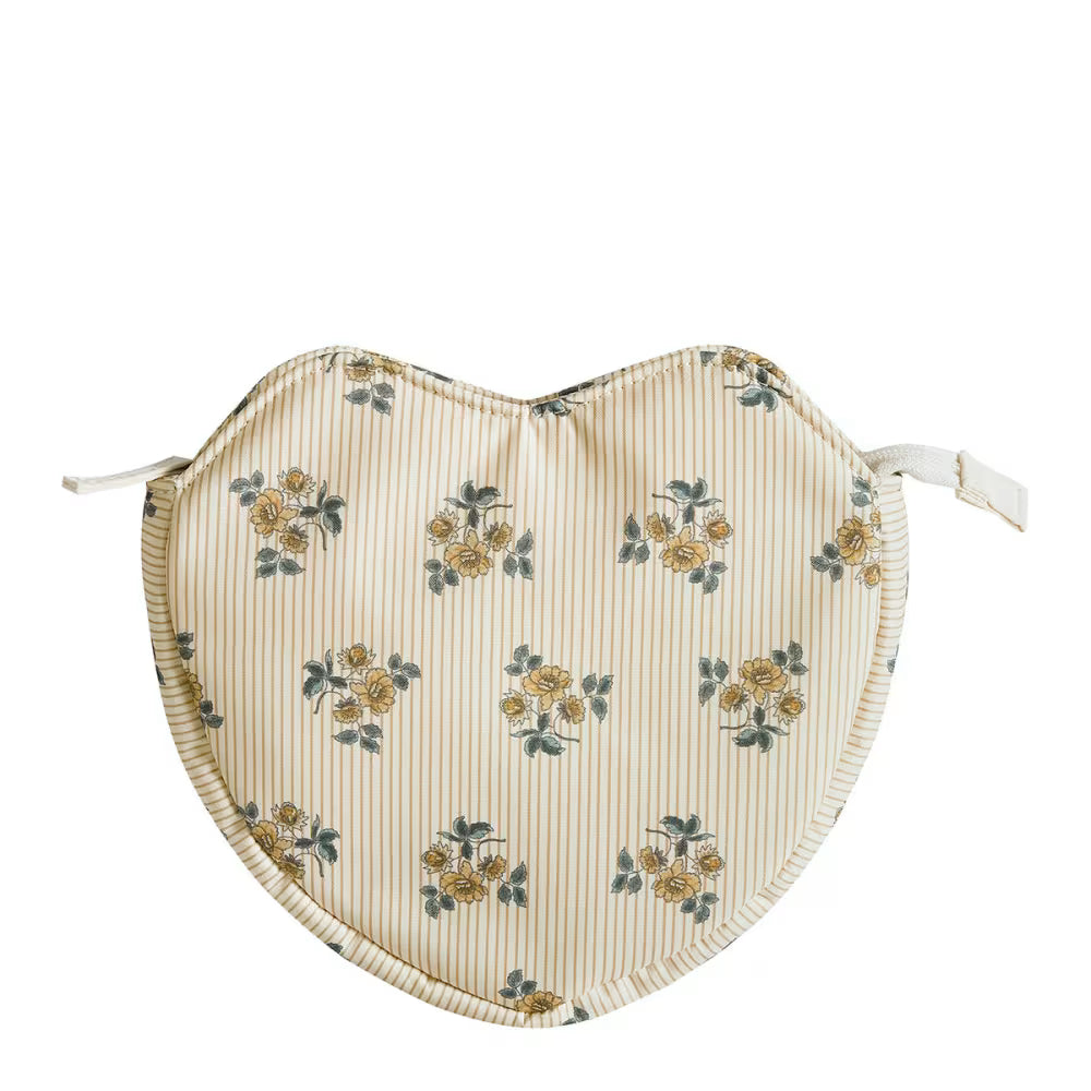 Fabric Heart Pouch – Fleur de Mandarine