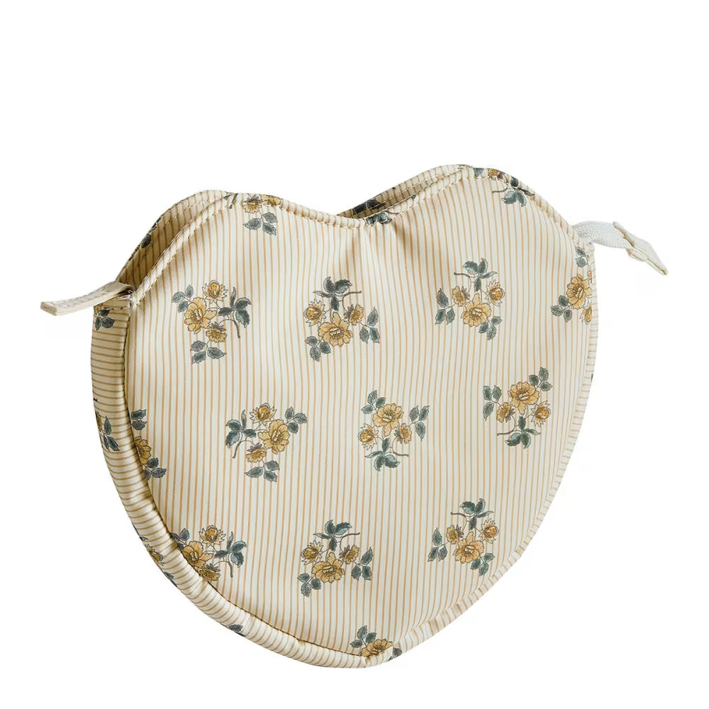 Fabric Heart Pouch – Fleur de Mandarine