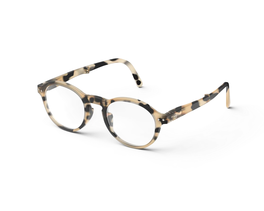 READING GLASSES - #F LIGHT TORTOISE +3