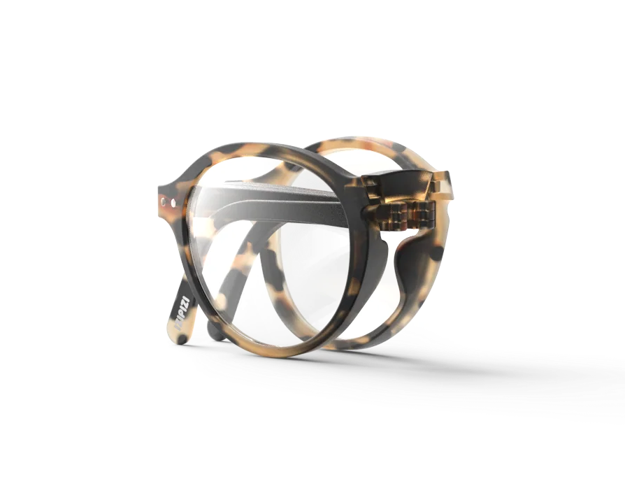 READING GLASSES - #F LIGHT TORTOISE +3